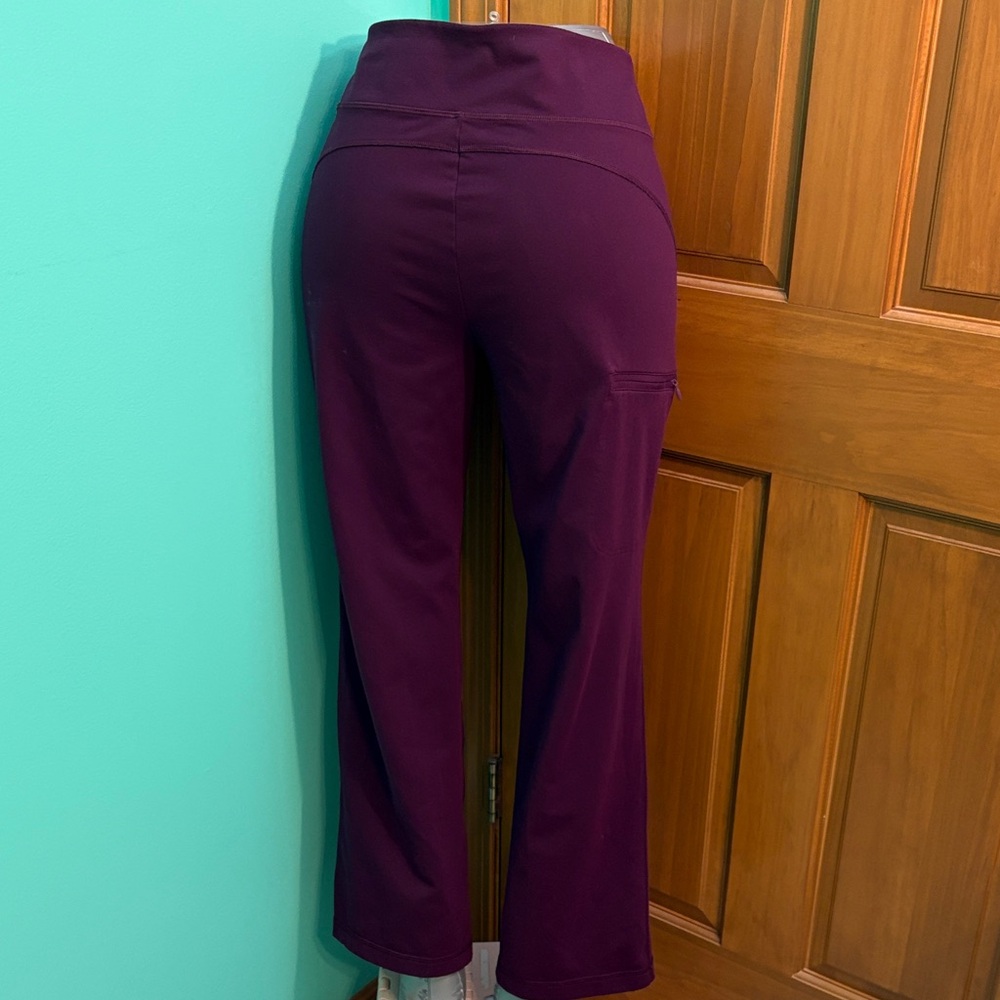 Duluth Trading Co Women's Plum Flare Pants - Picture 7 of 12